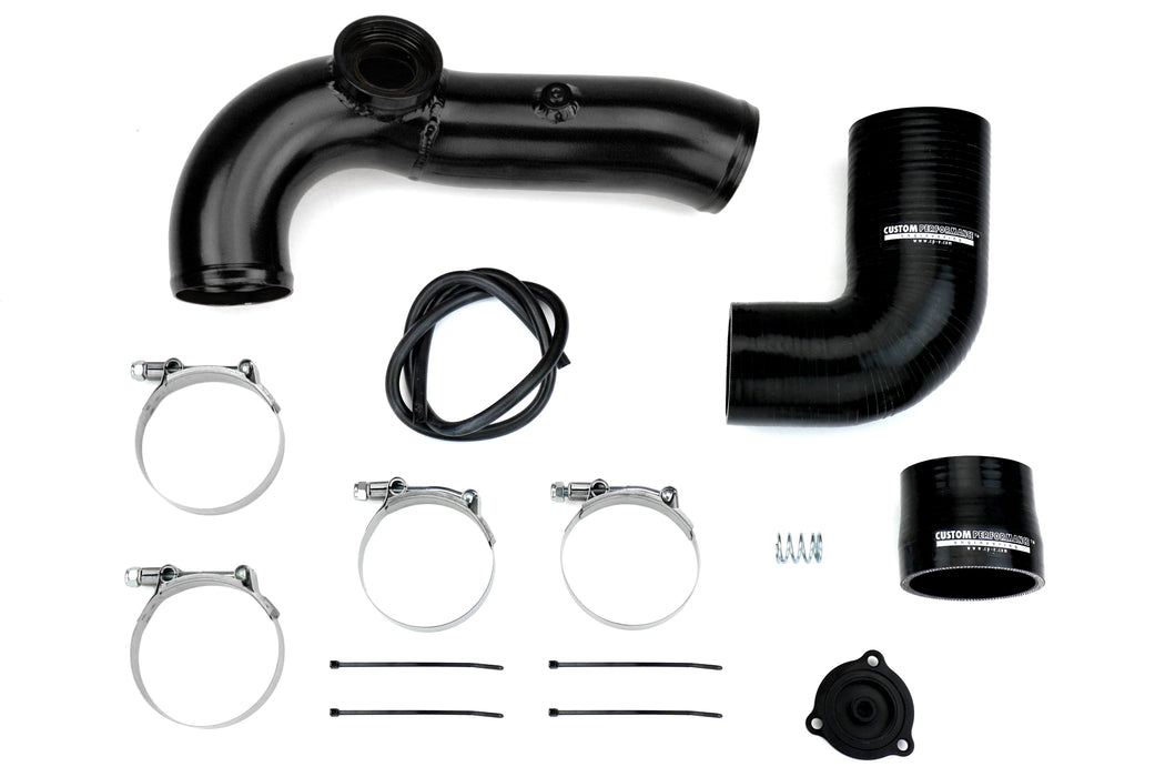 cp-e Exhale Hard Pipe To Throttle Body w/ HKS Flange - 2013-2018 Ford Focus ST
