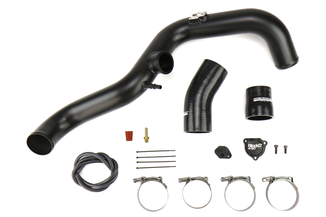 cp-e Exhale Cold Side Pipe Kit w/ Tial Flange Black - 2014-2019 Ford Fiesta ST
