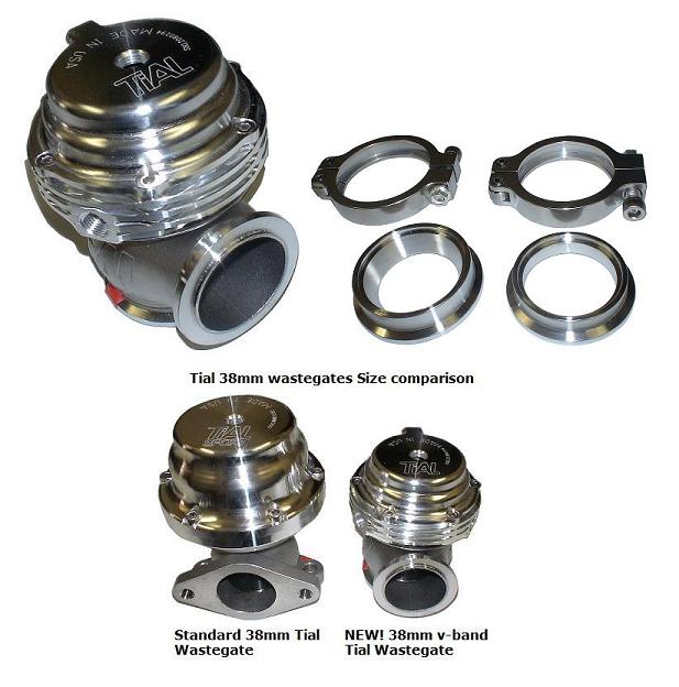 Tial MVS External Wastegate, V-banded 38mm