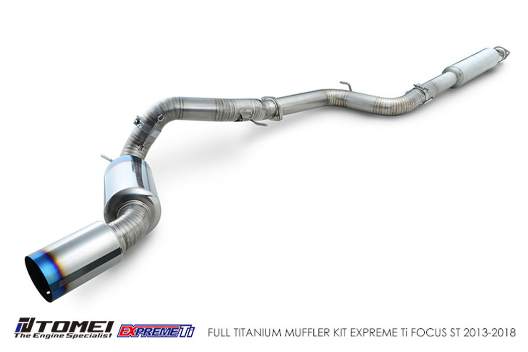 Tomei Expreme Ti Full Titanium Muffler Kit Ford Focus ST 13-18