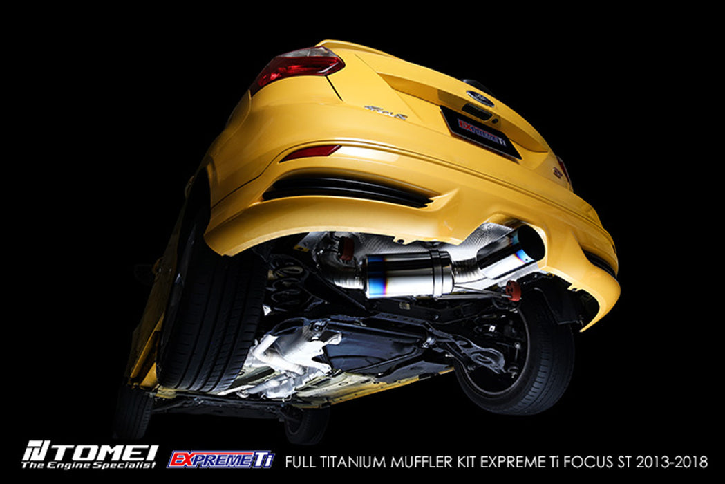 Tomei Expreme Ti Full Titanium Muffler Kit Ford Focus ST 13-18