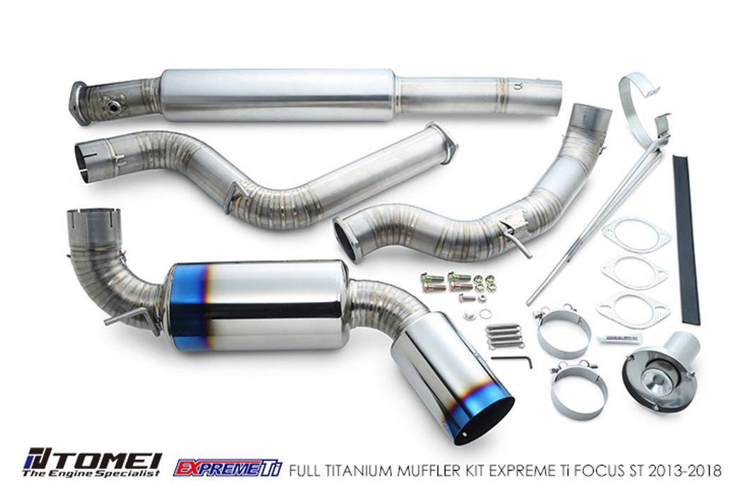 Tomei Expreme Ti Full Titanium Muffler Kit Ford Focus ST 13-18