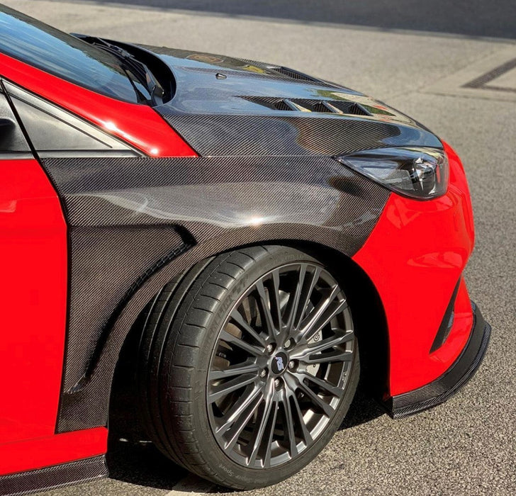 2016-2018 FORD FOCUS RS CARBON FIBER FENDERS (PAIR) Anderson Composites