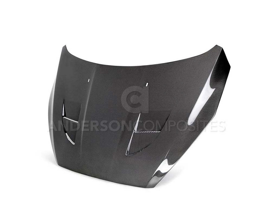 Anderson Composites Carbon Fiber Type-SA Carbon Fiber Hood Ford Focus 2015-2017