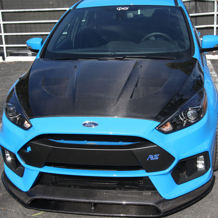 Anderson Composites Carbon Fiber Type-SA Carbon Fiber Hood Ford Focus 2015-2017