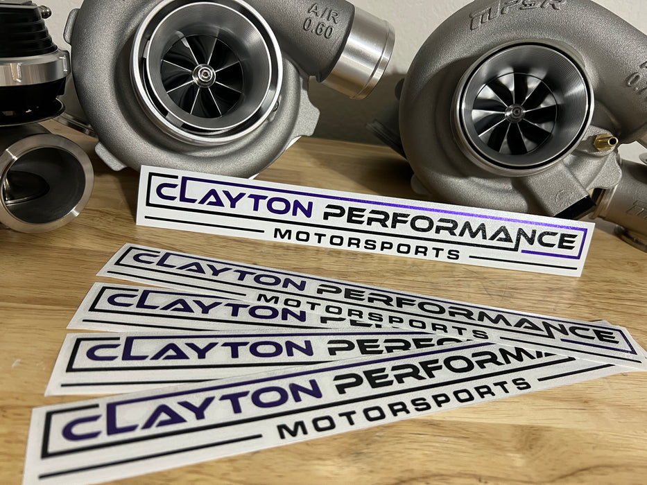 Clayton Performance 11" Decals