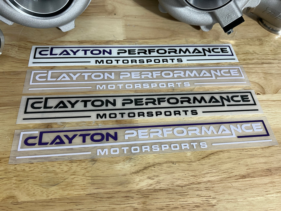 Clayton Performance 11" Decals