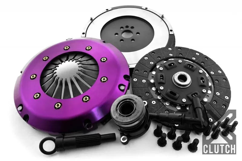 XClutch Clutch Kit with Chromoly Flywheel + HRB Stage 1 Single Sprung Organic Disc 2013+ Fiesta ST