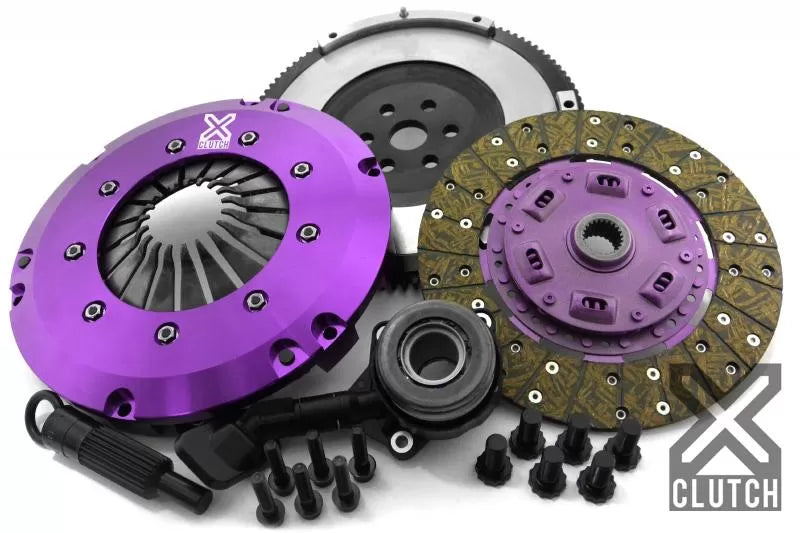 XClutch Clutch Kit with Chromoly Flywheel + HRB Stage 1 Single Sprung Organic Disc Focus ST/RS