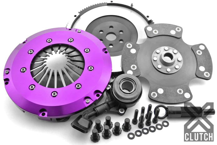 XClutch Clutch Kit with Chromoly Flywheel + HRB Stage 3 Carbon Blade Clutch Disc Focus ST/RS