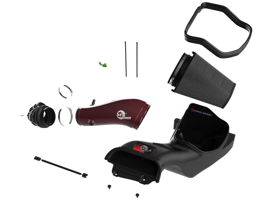 aFe Track Series Red Kevlar® Carbon Fiber Pro 5R Air Intake Systems for 2023-2025 F-150 - 57-10030KR