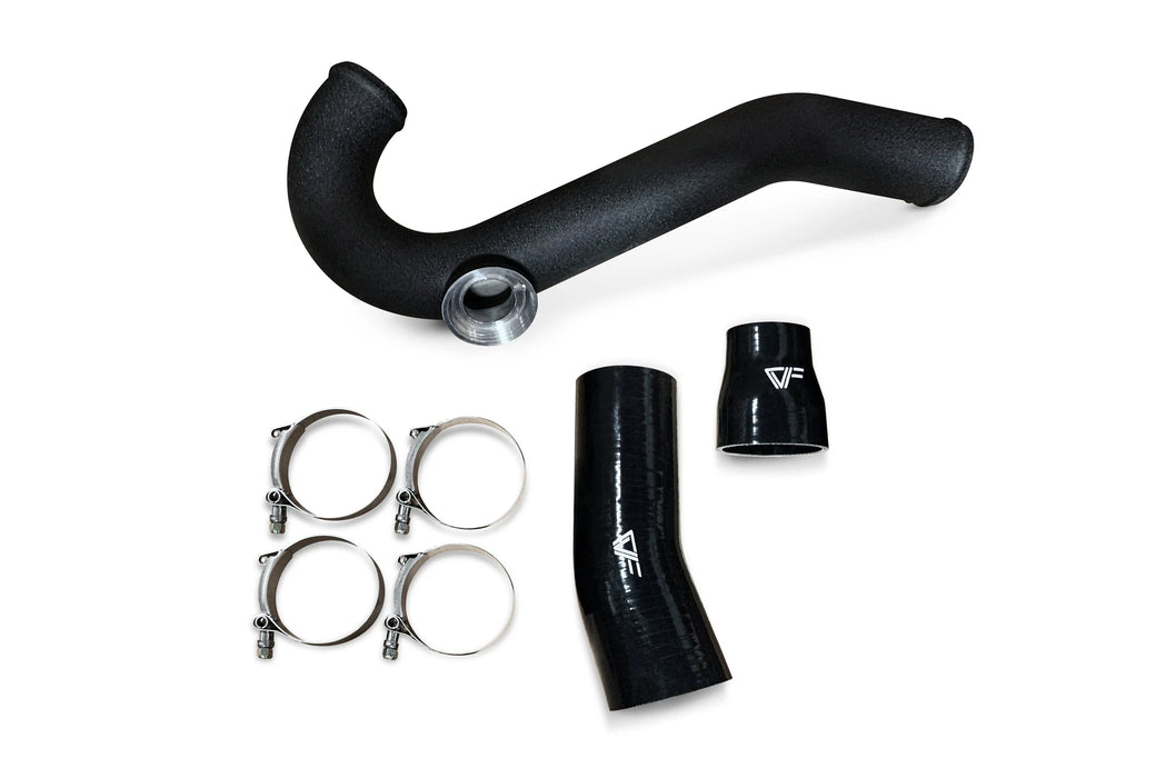 CVF Hot-side Aluminum Intercooler Pipe with HKS Flange (2015-2023 Ford Mustang EcoBoost)