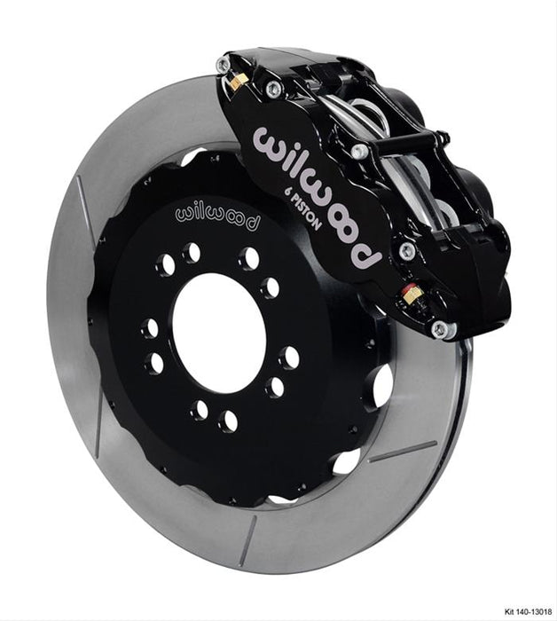 Wilwood Big Brake Kit Forged Narrow Superlite 6 Piston 12.88in Slotted FRONT BLACK Ford Focus ST 2013-2018