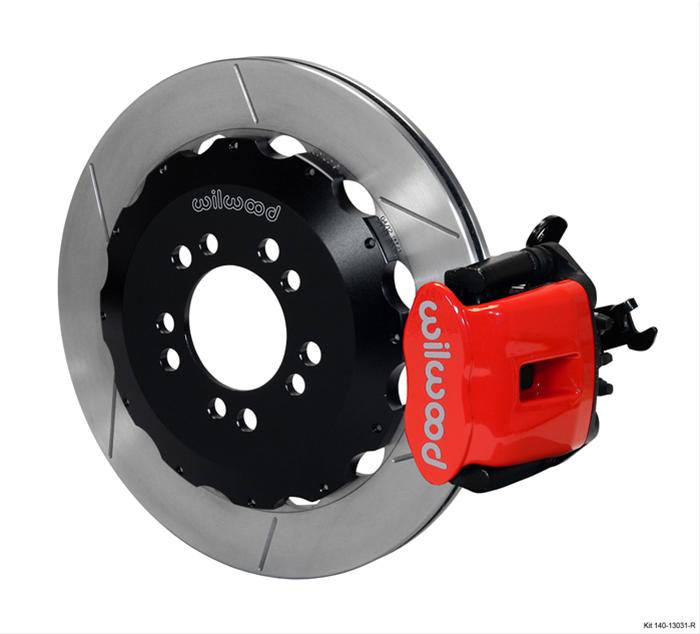 Wilwood Big Brake Kit Combination Parking Brake Caliper Slotted REAR RED Ford Focus ST 2013-2018